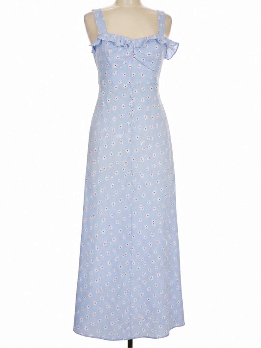 Zara Linen & Viscose Maxi Floral Dress - size M